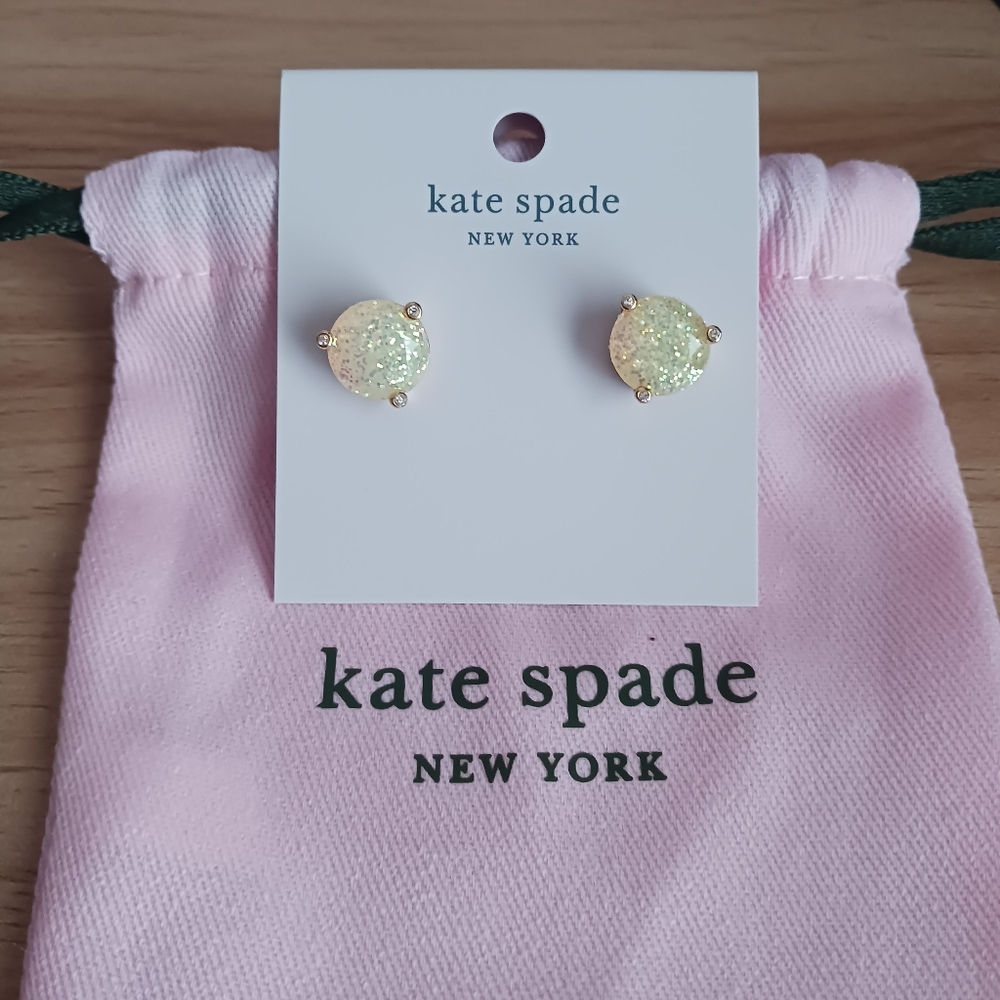 Kate Spade Sparkling Stud Earrings - Gold